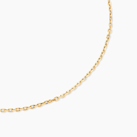 Chaîne Igoa Maille Forçat Diamantee Or Jaune - Chaines Femme | Histoire d’Or