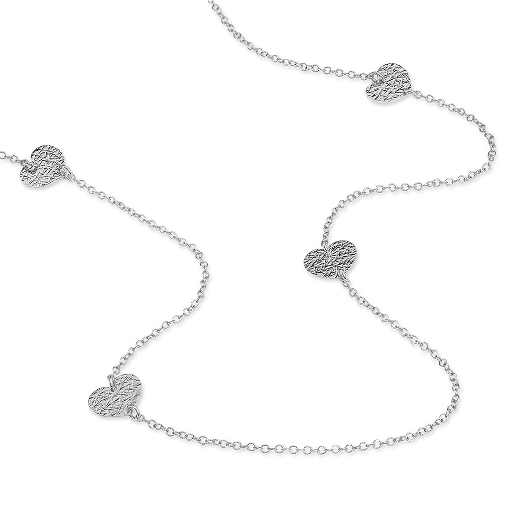 Collier Sautoir Yrina Argent Blanc - Sautoirs Femme | Histoire d’Or