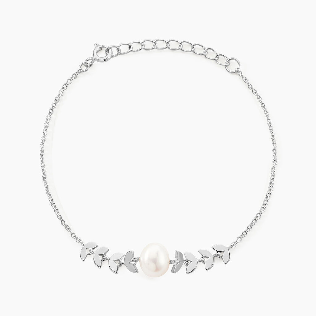 bracelet giacobbe argent blanc perle de culture