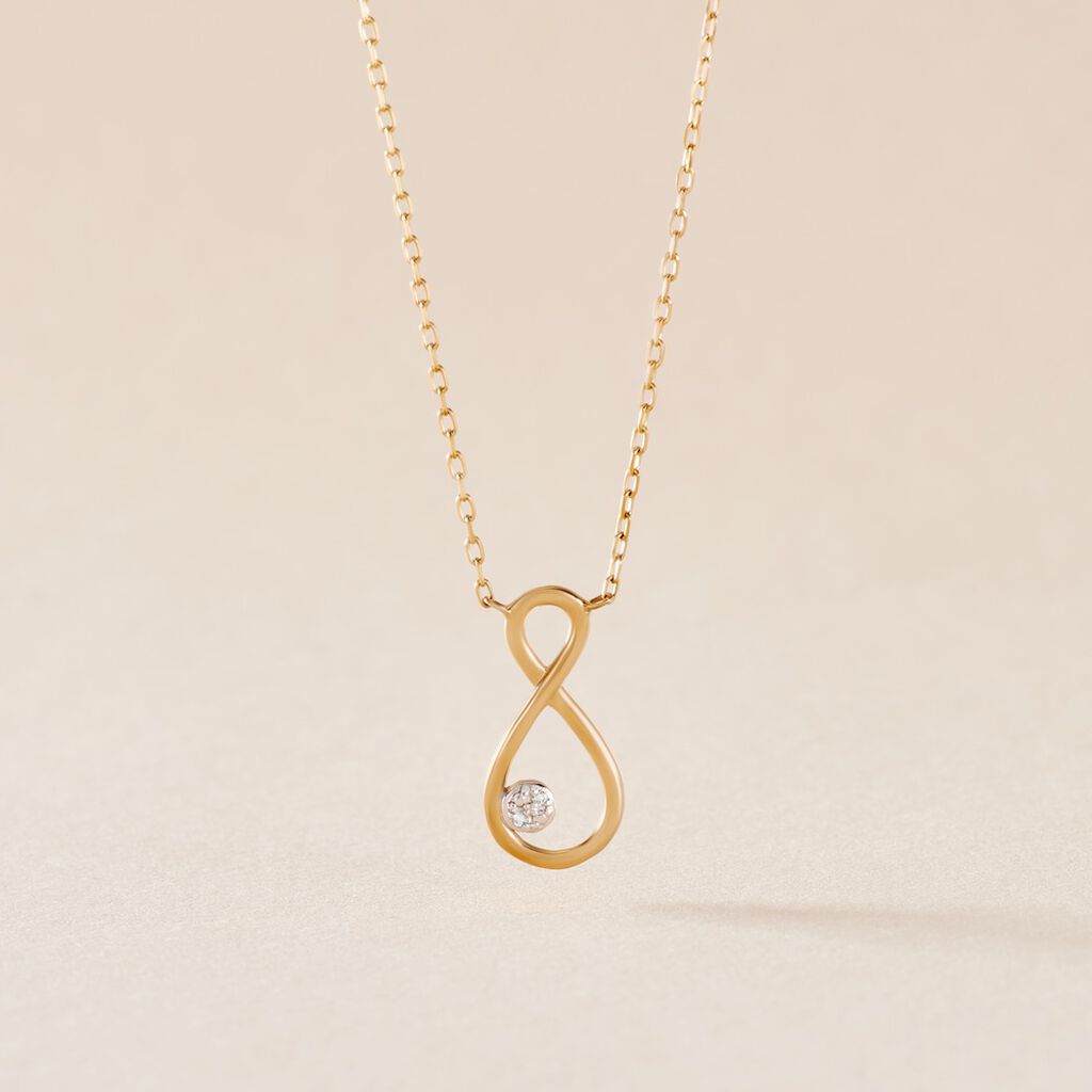 Collier Eszter Or Jaune Diamant - Colliers Femme | Histoire d&rsquo;Or