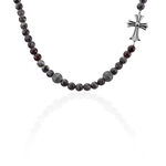 Collier Palome Acier Gris - Colliers fantaisie Homme | Histoire d&rsquo;Or