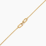 Bracelet Cladie Argent Dor&eacute; A L'Or 750/1000 Oxyde De Zirconium - Bracelets Femme | Histoire d&rsquo;Or