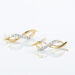 Boucles D'oreilles Puces Smina Or Jaune Diamant - Boucles d'oreilles pendantes Femme | Histoire d’Or