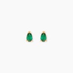 Boucles D'Oreilles Puces Tiffani Plaqu&eacute; Or Jaune Oxyde De Zirconium - Boucles d'oreilles fantaisie Femme | Histoire d&rsquo;Or