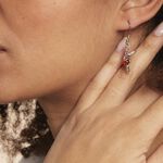 Boucles D'oreilles Pendantes Argent Blanc Abellia Ambre - Boucles d'oreilles fantaisie Femme | Histoire d&rsquo;Or