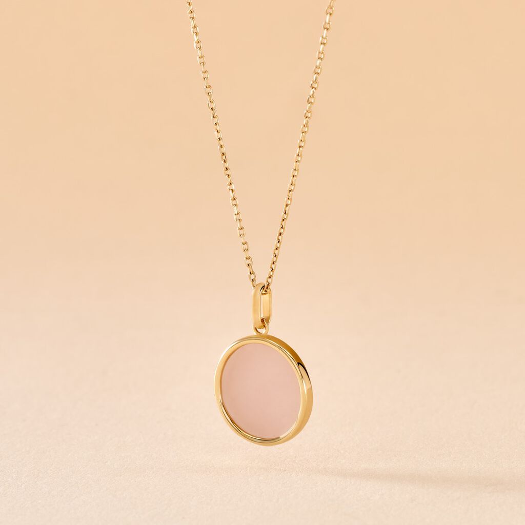 Pendentif Ultane Or Jaune Calc&eacute;doine - Pendentifs Femme | Histoire d&rsquo;Or