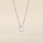 Collier Argent Temusio Oxydes De Zirconium - F&ecirc;te des m&egrave;res Femme | Histoire d&rsquo;Or