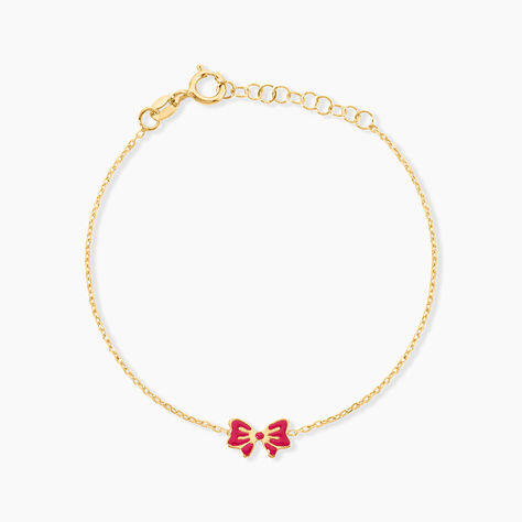 Bracelet Amelie Noeud Or Jaune - Bijoux sans pierre Enfant | Histoire d&rsquo;Or