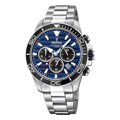 Montre Festina Prestige Bleu - Montres Homme | Histoire d’Or