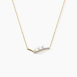 Collier Ambrogio Or Jaune Perle De Culture Oxyde De Zirconium - Colliers Femme | Histoire d&rsquo;Or