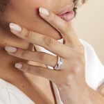 Bague Bandeau Or Jaune Oxyde De Zirconium - Bagues avec pierre Femme | Histoire d&rsquo;Or