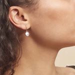 Boucles D'oreilles Pendantes Joana Or Rose Nacre - Boucles d'oreilles pendantes Femme | Histoire d&rsquo;Or