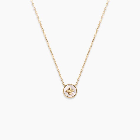 Collier Lucky Gems Or Jaune Nacre - Colliers Femme | Histoire d&rsquo;Or