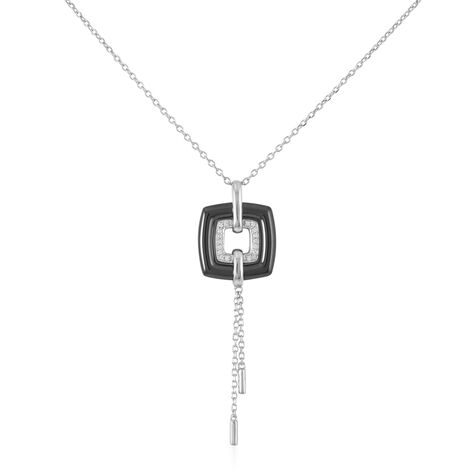 Collier Claro Argent Blanc Céramique Et Oxyde De Zirconium - Colliers Femme | Histoire d’Or