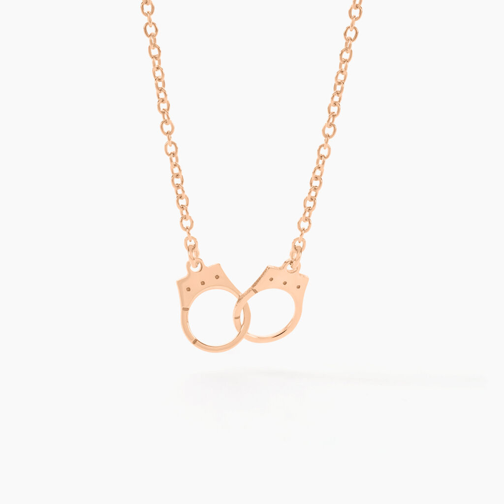 Collier Argent Rose Kim - Ras de cou Femme | Histoire d&rsquo;Or