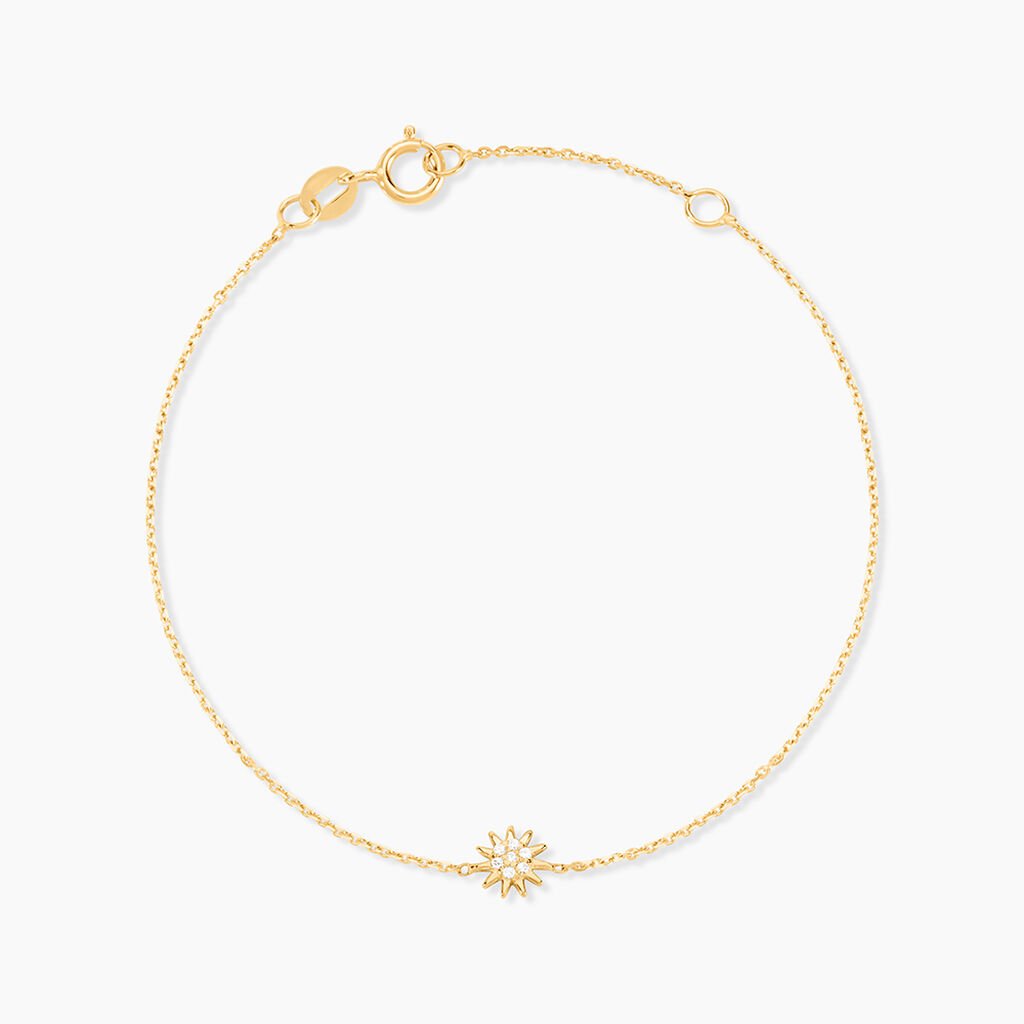 Bracelet Fenton Or Jaune Oxyde De Zirconium - Nouveautés Famille | Histoire d’Or