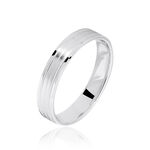 Alliance Basile Or Blanc - Alliances Unisex | Histoire d&rsquo;Or