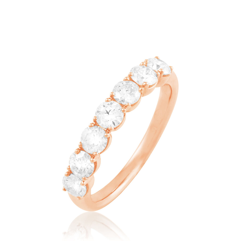 Alliance Eloise Or Rose Diamant - Alliances Femme | Histoire d’Or