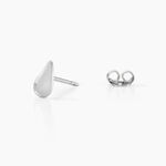 Boucles D'oreilles Puces Clo&eacute;lie Argent Blanc - Boucles d'oreilles fantaisie Femme | Histoire d&rsquo;Or