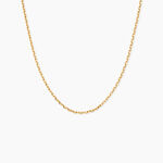 Cha&icirc;ne Igoa Maille For&ccedil;at Diamantee Or Jaune - Chaines Femme | Histoire d&rsquo;Or