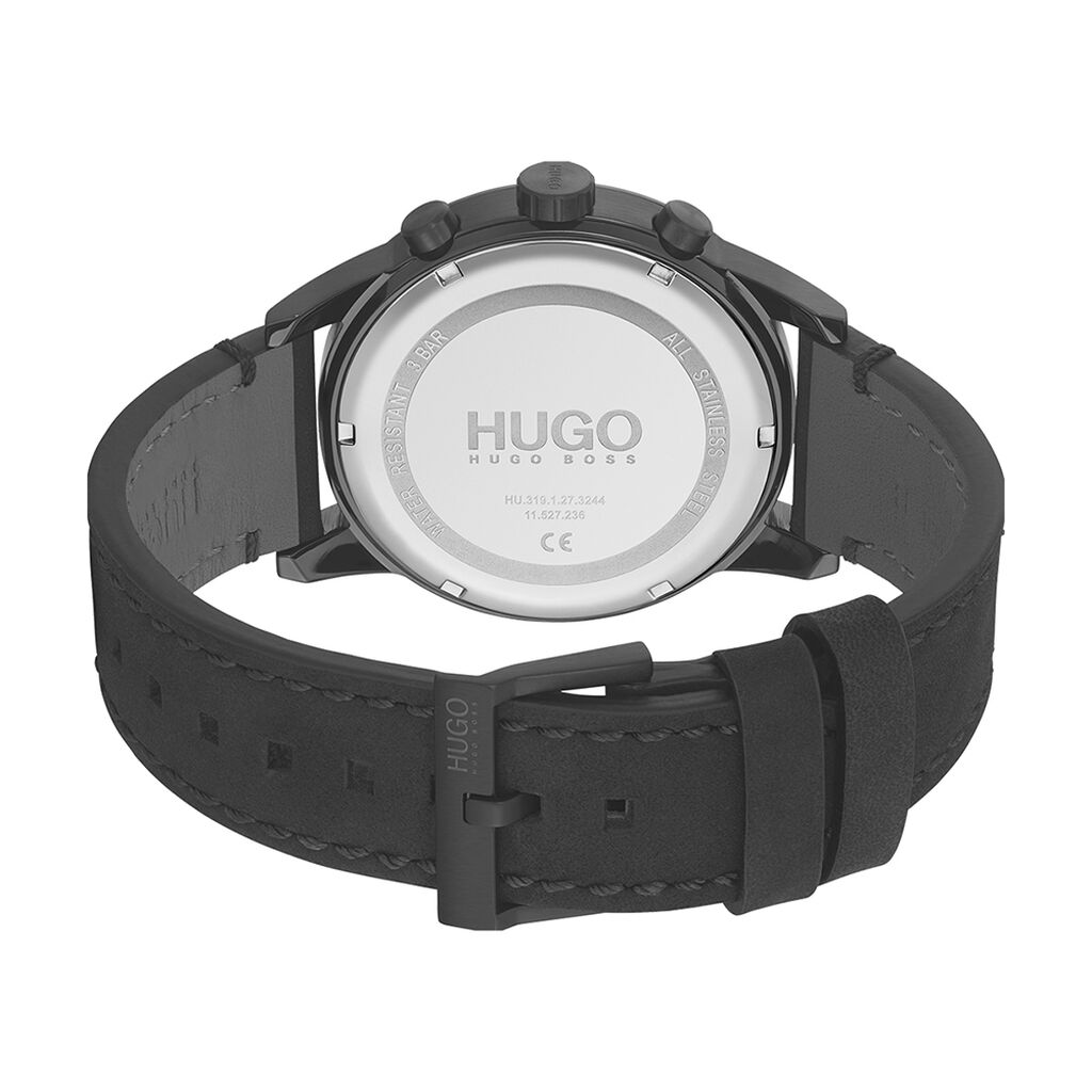 Montre Hugo Seek Noir - Montres Homme | Histoire d’Or