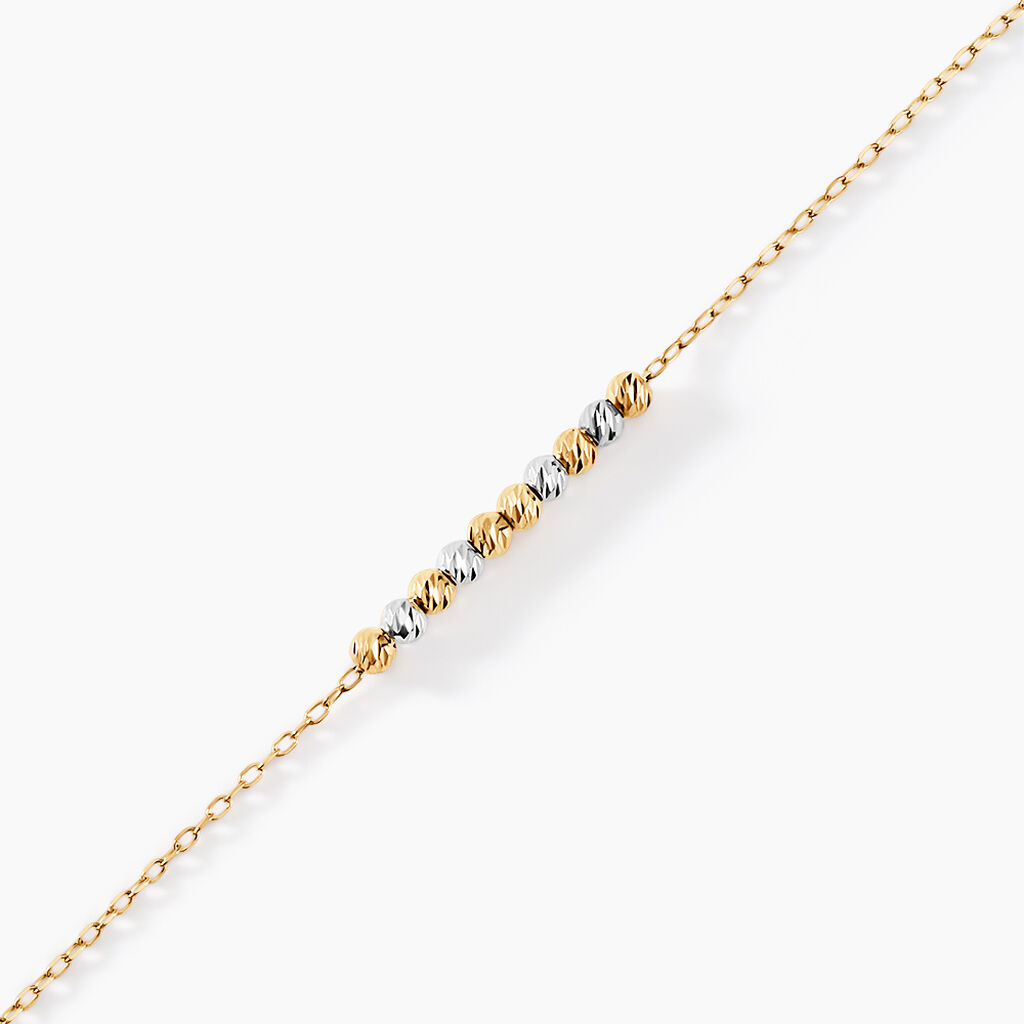 Bracelet Aurelya Or Bicolore - Bijoux sans pierre Femme | Histoire d&rsquo;Or