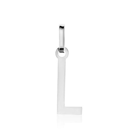 Pendentif Ionia Lettre Or Blanc - Pendentifs Famille | Histoire d’Or