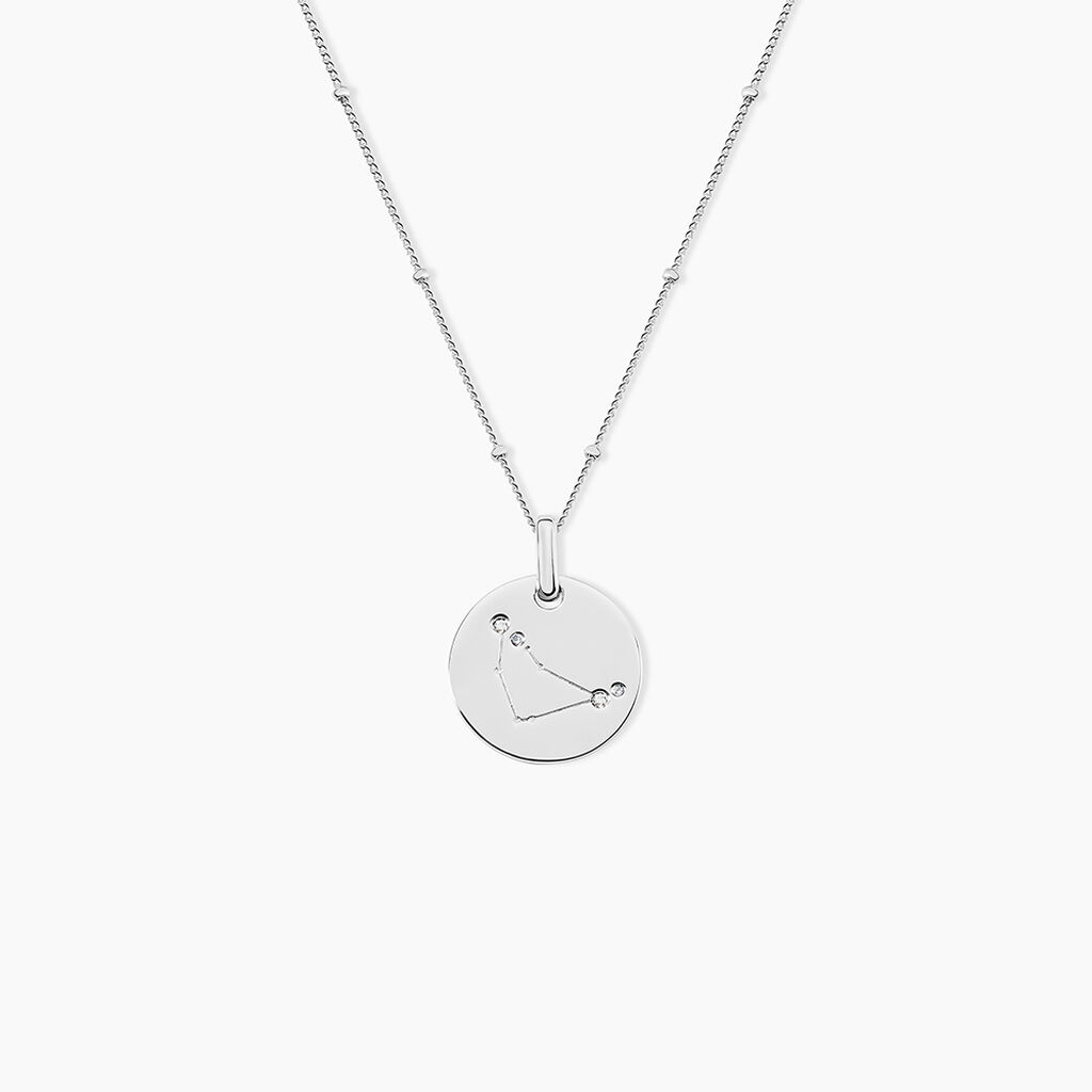 Collier Astr Argent Oxydes De Zirconium - Colliers Zodiaque Femme | Histoire d’Or
