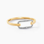 Bague Infinite Love Or Jaune Diamant - Bagues avec pierre Femme | Histoire d&rsquo;Or