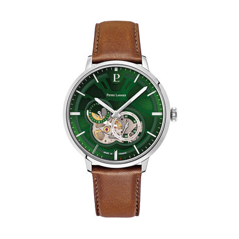 Montre Pierre Lannier Trio Vert - Montres Homme | Histoire d’Or