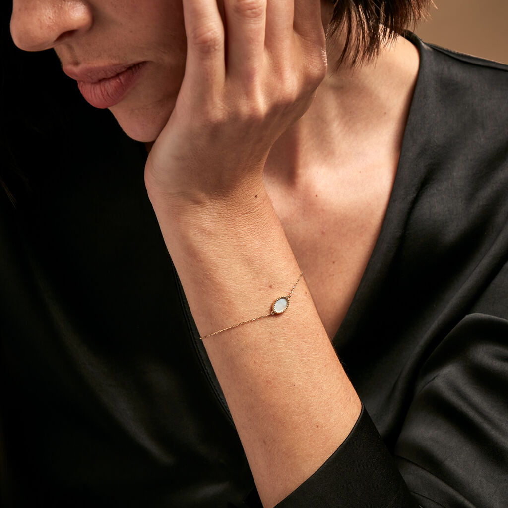 Bracelet Pernia Or Jaune Nacre - Bracelets Femme | Histoire d’Or