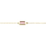 Bracelet Hallie Or Jaune Rhodochrosite - Bracelets Femme | Histoire d&rsquo;Or