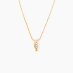 Collier Trilogie Or Jaune Diamant - Colliers Femme | Histoire d&rsquo;Or