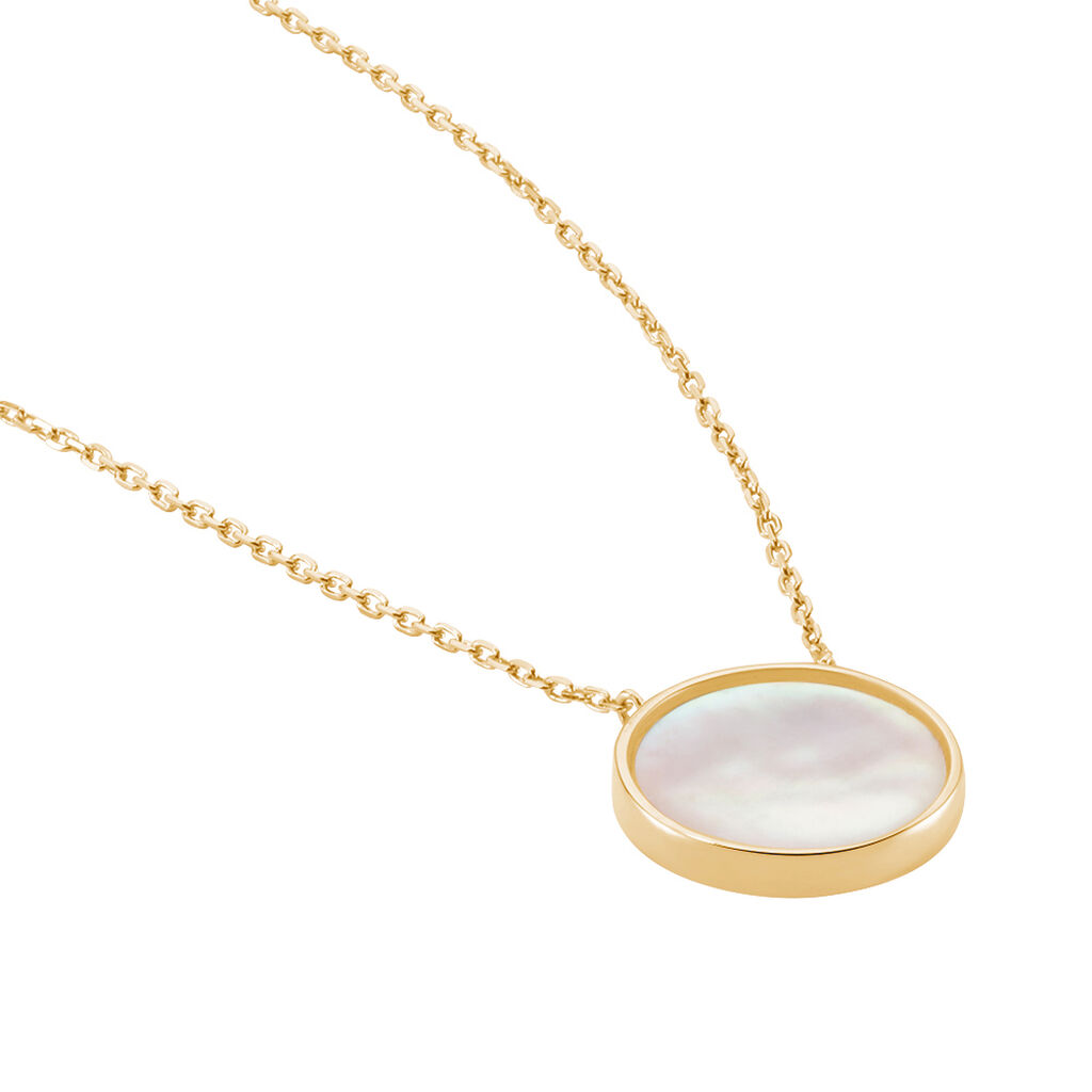 Collier Alta Plaqué Or Jaune Nacre - Colliers Femme | Histoire d’Or