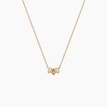 Collier Harmonie Plaque Or Jaune Oxyde De Zirconium - Colliers fantaisie Femme | Histoire d&rsquo;Or