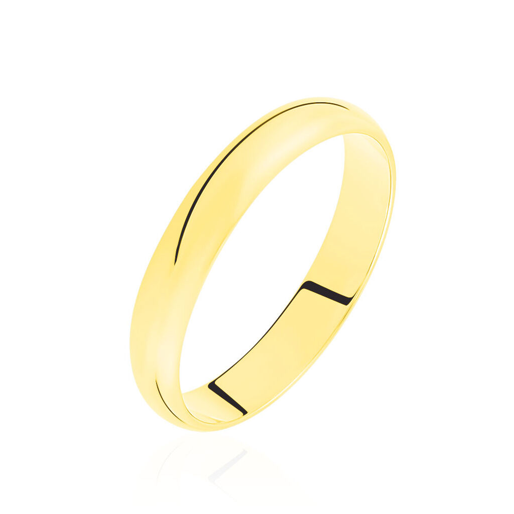 Alliance Aphroditia Ruban Plat Or Jaune - Alliances Famille | Histoire d’Or