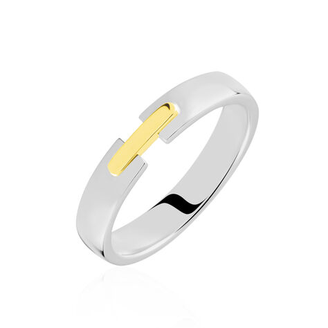 Alliance Marton Ruban Plat Or Bicolore - Alliances Unisex | Histoire d’Or