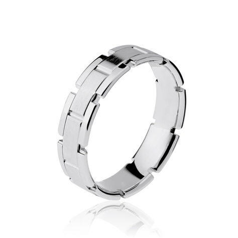 Alliance Maille Or Blanc - Alliances Unisex | Histoire d&rsquo;Or