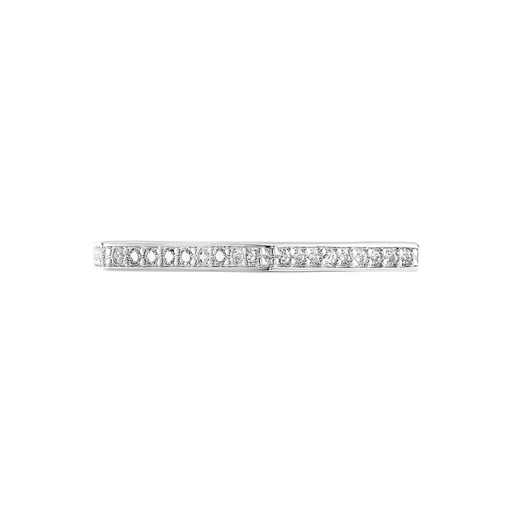 Bague Souhyla Argent Blanc Oxyde De Zirconium - Bagues avec pierre Femme | Histoire d&rsquo;Or