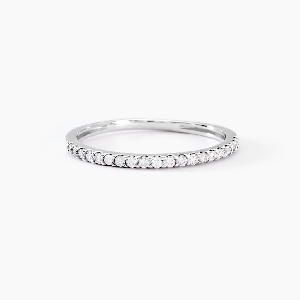 Bague Gizella Or Blanc Diamant - Alliances Femme | Histoire d’Or