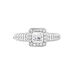 Solitaire Or Blanc  Princessa Diamant Synthetique - Bagues solitaires Femme | Histoire d’Or