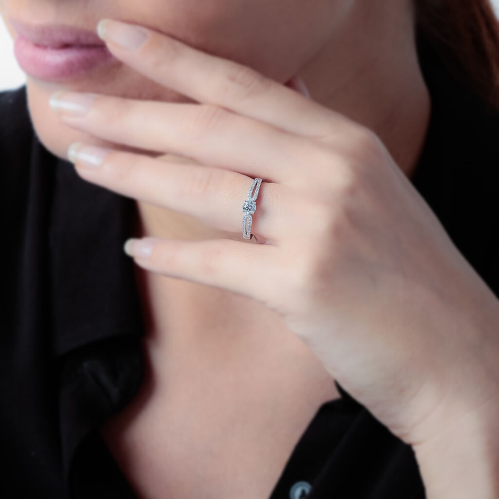 Bague Solitaire Katalina Or Jaune Diamant - Bagues solitaires Femme | Histoire d’Or