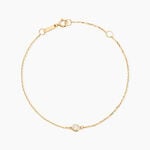 Bracelet Barabal Or Jaune Oxyde De Zirconium - Bracelets Femme | Histoire d&rsquo;Or