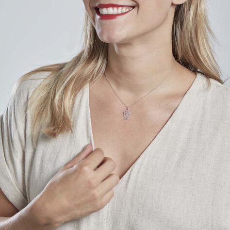 Pendentif Estrellita Ange Or Blanc - Pendentifs Femme | Histoire d’Or