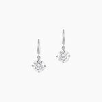 Boucles D'oreilles Pendantes Or Blanc Aedhan Oxydes - Boucles d'oreilles pendantes Femme | Histoire d&rsquo;Or