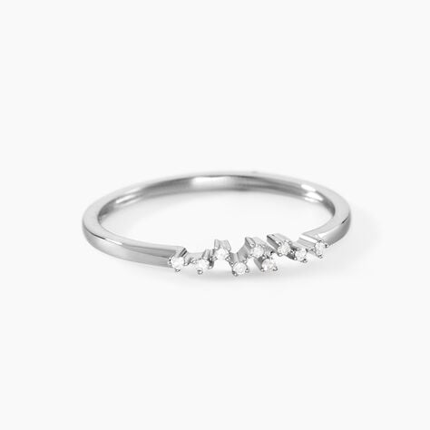 Bague Talna Or Blanc Diamant - Bagues avec pierre Femme | Histoire d&rsquo;Or
