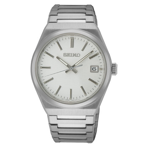 Montre Seiko Classique Blanc - Montres Homme | Histoire d’Or