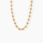 Collier Maille Dami Maille Grain De Cafe Or Jaune - Chaines Homme | Histoire d&rsquo;Or