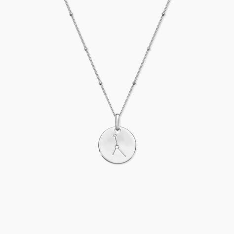 Collier Astr Argent Oxydes De Zirconium - Colliers Zodiaque Femme | Histoire d’Or