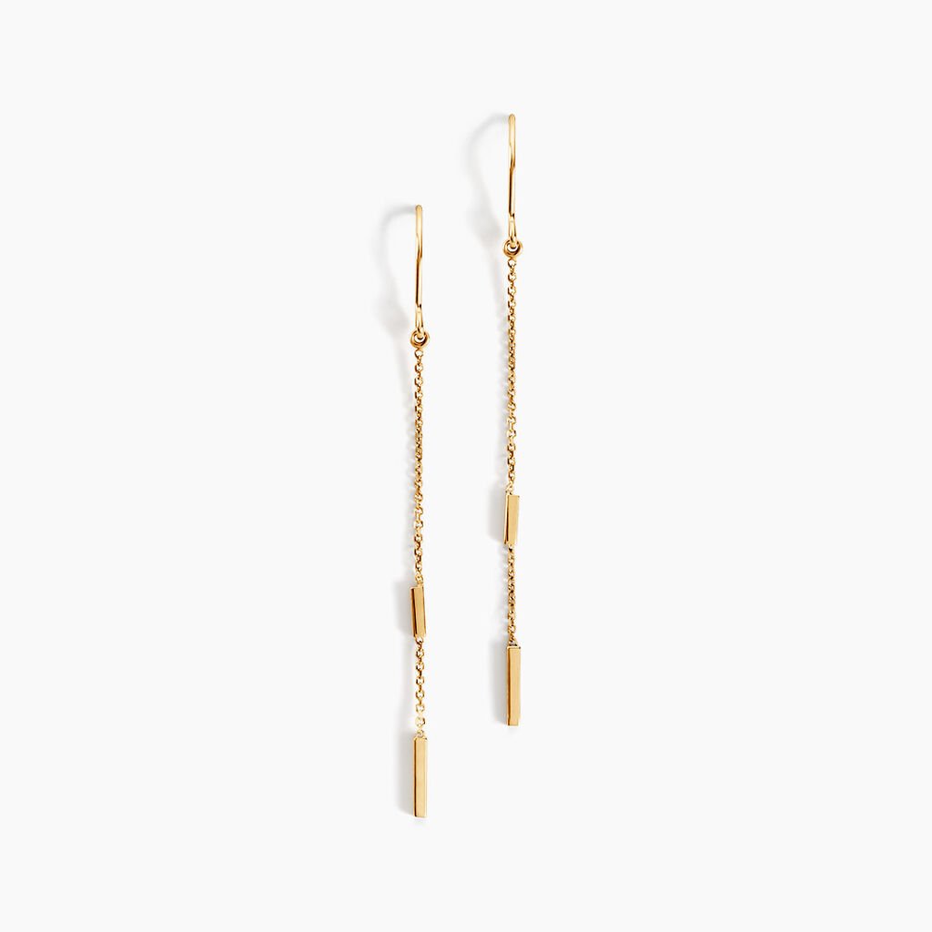 Boucles D'oreilles Pendantes Rain Or Jaune - Boucles d'oreilles pendantes Femme | Histoire d’Or